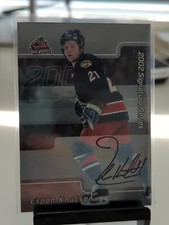 2001-02 Be a Player Signature Series Espen Knutsen Autograph #181