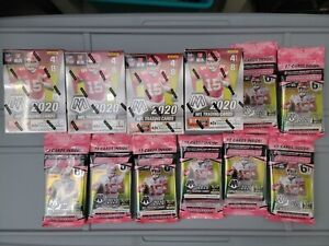 2020 Panini Mosaic Football Blaster Boxes & Cello Pack Lot Factory SEALED