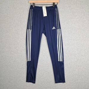 Adidas Tiro 21 Track Pants Blue Youth sz Medium Aeroready Soccer 11-12Y NEW - Picture 1 of 17