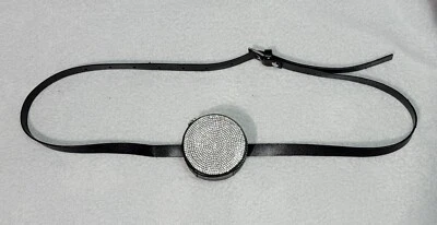 Cinturón Monedero Gótico/Alt Estrás Accesorios para Mujer Bling Festival Verano Foto 1 de 2