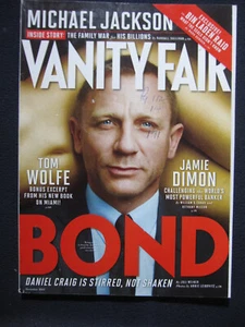 Vanity Fair Magazine November 2012 Daniel Craig, Michael Jackson, Tom Wolfe - Picture 1 of 3