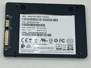 Western Digital WDS100T2B0A SATA 1TB 2.5" SSD w/ DOD Erase & 80%+ Good Report - Bild 1 von 4