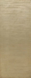 Contemporary Gabbeh Solid Design Wool 11' Runner Rug Perfect for Hallway 3x11 - Picture 1 of 17