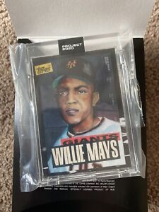 Topps Project 2020 Jacob Rochester Willie Mays #101 - With Box!! Please Read!!