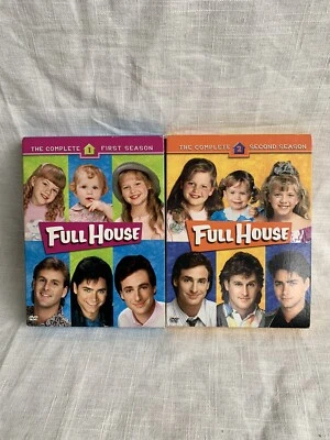 Full House: The Complete First & Second Season (DVDS, 1987, 1988), TWO BOX SETS Foto 1 de 4