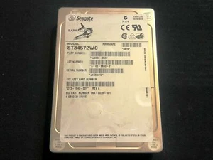 Seagate ST34572WC 9J6003-059 4.3GB 7200RPM Wide Ultra SCSI HDD Firmware 0878 - Picture 1 of 5