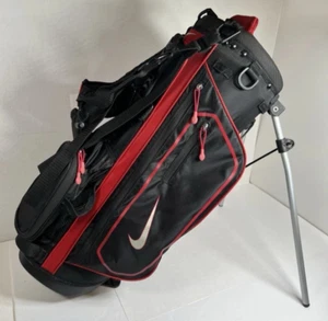 Nike Golf Bag Junior Youth Child Red Black 22” Carry w/ Adjustable Strap 4-9 yo - Picture 1 of 8