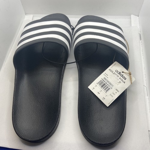 Sandali Adidas Unisex Adulto Adilette Aqua Slide con plantare Cloudfoam 12 NUOVI