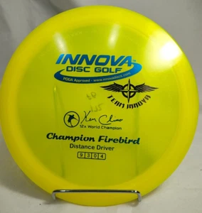 Innova 12x Champion Firebird 172g Penned Team Stamped (Yellow/Blue Foil) - Picture 1 of 6