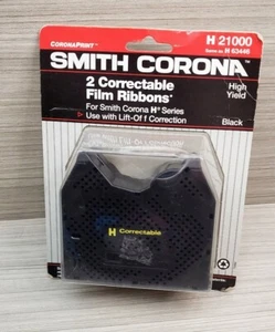 2 Pack Genuine Smith Corona H Series 21000 Correctable Typewriter Ribbon NEW - Picture 1 of 3
