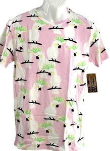 Camiseta Knicker Bocker Para Hombre Cacatúa Talla Mediana Rosa Camiseta Diseño Vintage - Imagen 1 de 7