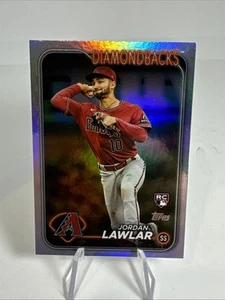 2024 Topps #451 Jordan Lawlar Rainbow Foil RC Rookie Card Diamondbacks - Picture 1 of 2