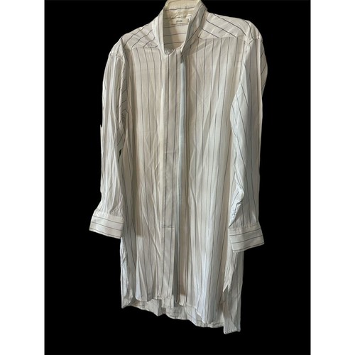 Abito camicia CELINE a righe Lavallière TG L