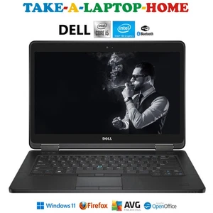 Dell i5 SSD Laptop Windows11 Pro HD 14,1" Breitbild WiFi 5Ghz Webcam USB HDMI - Bild 1 von 10