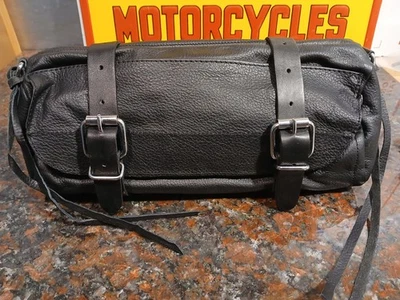 Rollo de herramientas de cuero suave Harley Davidson Sportster Big Twin Chopper Triumph Bobber Foto 1 de 4