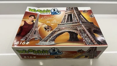 WREBBIT 3D Jigsaw Puzzle- Eiffel Tower Iconic Paris Landmark 816 Pieces. SS2 - Image 1 of 4