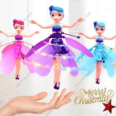 Flying Fairy Princess Dolls Magic Infrared Induction Control Girl Toy Gift ~~
