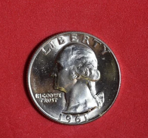 ESTATE FIND 1961-D Washington Quarter #P31856 - Picture 1 of 2