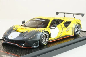 BBR 1/43 Ferrari 488 Modificata Yellow Diecast Model BBRC255 - Picture 1 of 2