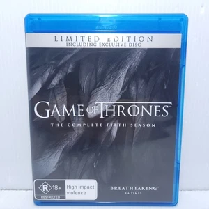 Game of Thrones Complete Season 5 Bluray Region B Limited Edition Bonus Disc - Picture 1 of 5