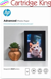 Papel fotográfico brillante avanzado sin bordes HP 10 x 15 cm - 25 hojas (Q8691A) - Imagen 1 de 1