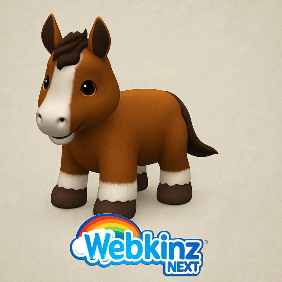 Webkinz Next Bay Horse Code Only (2025) - Virtual Pet Code - Next Code Only! - Image 1 of 1