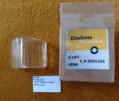 1969 凯迪拉克停车信号/停车灯镜头 NOS 5961231 — 第 1/4 张图片