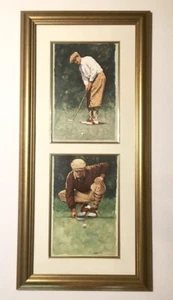 Glen Green: The Putt & The Line Prints, Beautifully Framed - Picture 1 of 3