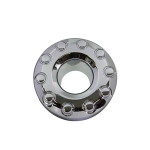 NEW OEM 17-24 Ford F450 F550 Front Chrome Wheel Cover 4WD DRW 10 Lug 6" x 19.5" - Picture 1 of 5