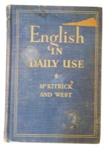 Vintage English in Daily Use McKitrick and West 1935 - Picture 1 of 7