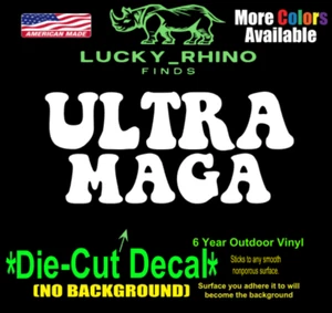 Ultra Maga Trump 47 President Car Window Vinyl Decal Bumper Sticker - Picture 1 of 3
