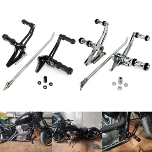 For Honda VT600 Shadow VLX 600 1988-2007 CNC Forward Controls Foot Pegs Rearsets - Picture 1 of 33