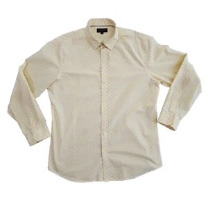 Camisa con botones Banana Republic otoño 2016 talla XL amarilla manga larga dinero antiguo - Imagen 1 de 20