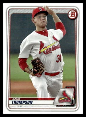 2020 Bowman  Zack Thompson #BP-6 St. Louis Cardinals Baseball Card - Image 1 of 2