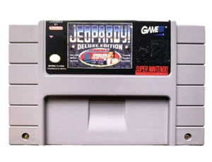 Jeopardy - Deluxe Edition (Super Nintendo Entertainment System, 1993) - Picture 1 of 1