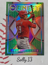 rare JOEY VOTTO /15 2022 TOPPS FINEST FLASHBACKS ROSE GOLD REFRACTOR # 38 SSP