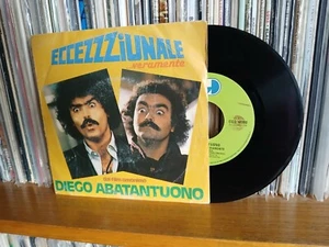 Diego Abatantuono - Eccezzziunale veramente. Vinile, 45 giri 7", OST, CGD (1982) - Foto 1 di 2