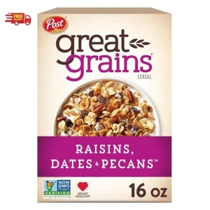 Great Grains Raisins Dates and Pecans Breakfast Cereal, Raisin Cereal with Sweet - Picture 1 of 8