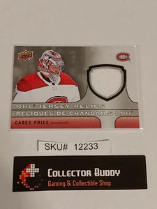 Carey Price Jersey Relics 2018-19 Tim Hortons Upper Deck NHL J-CP SKU#12233 - Bild 1 von 2