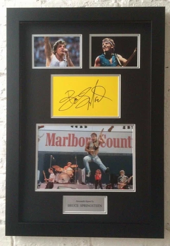 Bruce Springsteen FRAMED Autograph "THE BOSS" GENUINE Signed CD AFTAL COA (H) Cover