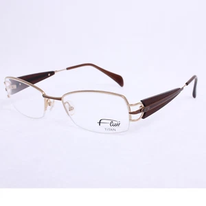 Flair Brille Damen Mod 472 col 525 Titan Fassung Brillengestell Gold-Braun - Bild 1 von 6