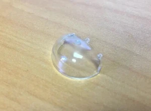 LEGO Trans-Clear Minifigure, Spacesuit Rear Quarter Visor Buzz Lightyear Dome - Picture 1 of 5