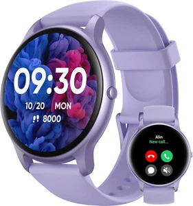 Smartwatch Damen mit Telefonfunktion Armbanduhr Watch für iPhone Samsung Huawei - Afbeelding 1 van 8