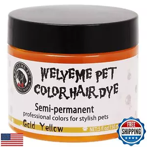 WELYEME Semi-Permanent Dog Hair Dye, Food-Grade Pigment Dog Dye, Pet Hair Dye - Picture 1 of 4