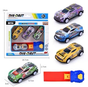 Children Stunt Pullback Car Models with Catapult - Pack of 5 - Picture 1 of 2