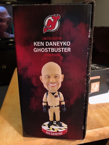 Ken Daneyko Ghostbusters Bobblehead New Jersey Devils NIB Cover