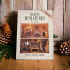 Making Miniatures Vintage Hard Cover craft DIY book 1/12 Scale dollhouses 1990