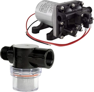 Shurflo 12 Volt RV Water Pump 3.0 GPM - 4008-101-A65 / E65 & 1/2" | RV Plumbing - Picture 1 of 7