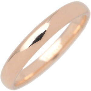 Auth Tiffany&Co. Classic Band Ring K18PG 750PG Rose Gold US7.5 EU56 Used F/S