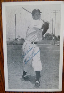 FRANKIE THOMAS PITTSBURGH PIRATE SIGNED POSTCARD BASEBALL - Picture 1 of 2